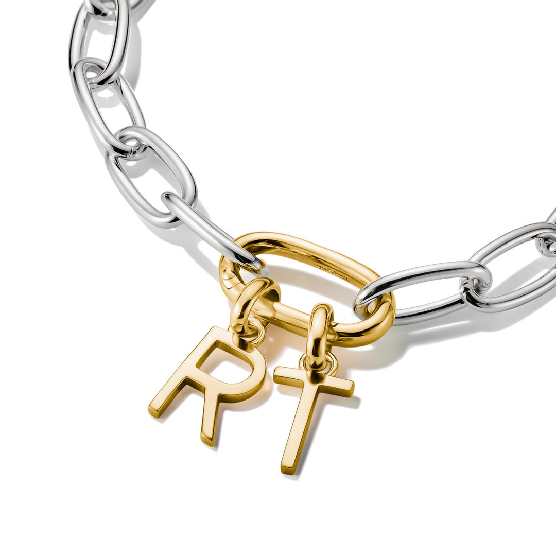 Thomas Sabo Charm-Anhänger Buchstabe R Connect vergoldet - CC1224-413-39