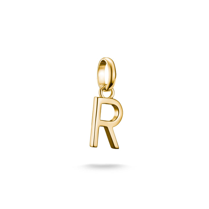 Thomas Sabo Charm-Anhänger Buchstabe R Connect vergoldet - CC1224-413-39