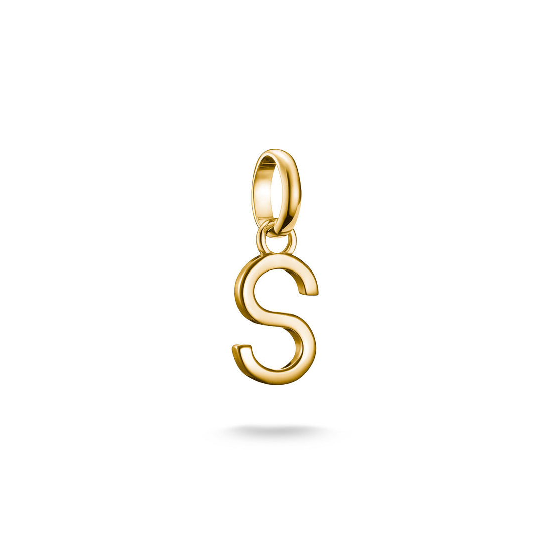 Thomas Sabo Charm-Anhänger Buchstabe S Connect vergoldet - CC1225-413-39