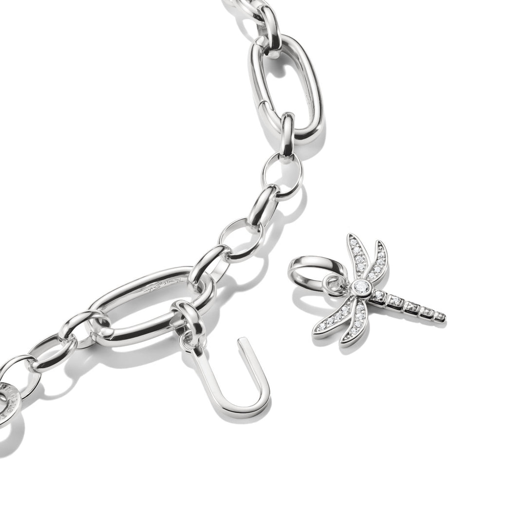 Thomas Sabo Charm-Anhänger Buchstabe U Connect Silber - CC1227-001-21