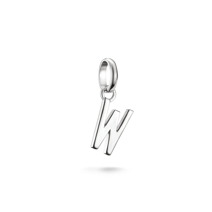 Thomas Sabo Pendentif Charm lettre W Connect argent - CC1229-001-21