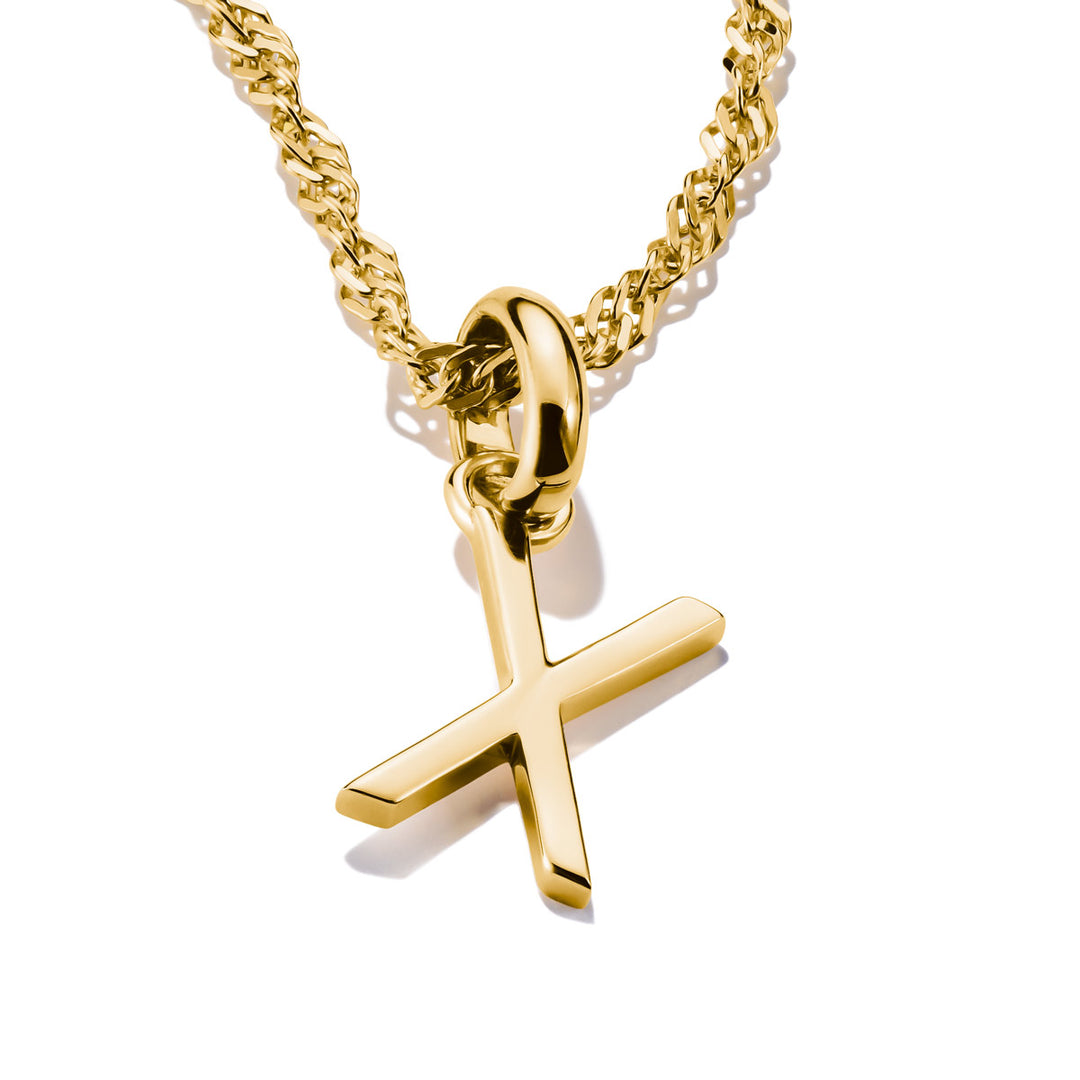 Thomas Sabo Charm-Anhänger Buchstabe X Connect vergoldet - CC1230-413-39
