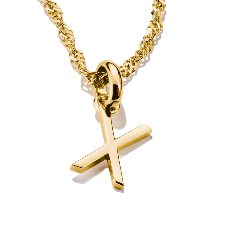 Thomas Sabo Charm-Anhänger Buchstabe X Connect vergoldet - CC1230-413-39