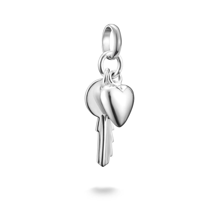 Thomas Sabo Pendentif Charm clé avec cœur Connect argent - CC1233-001-21