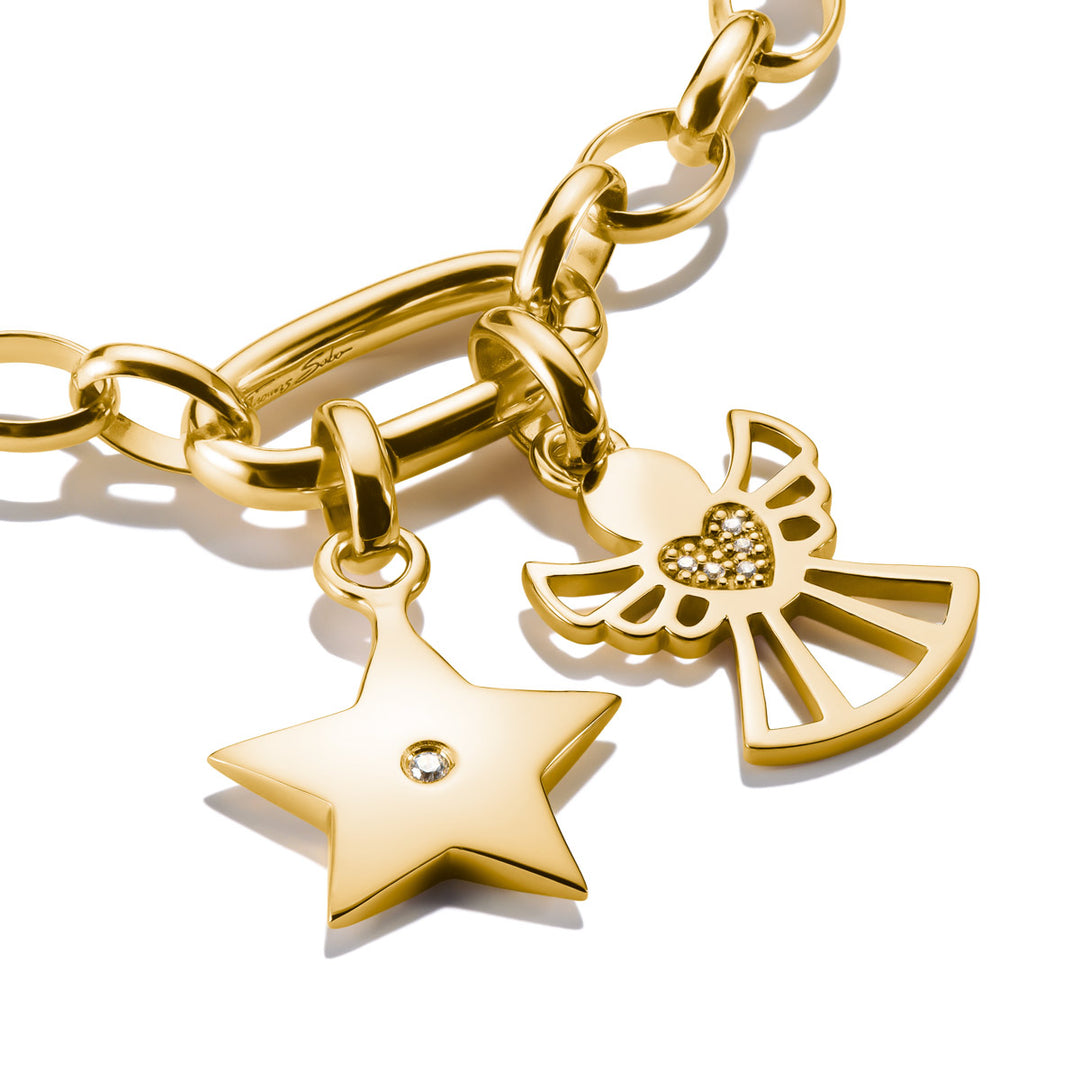 Thomas Sabo Charm-Anhänger Beschützer der Liebe Connect vergoldet - CC1242-414-14