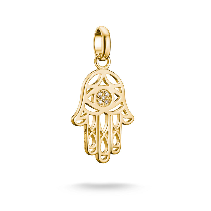 Thomas Sabo Charm Pendant Gold Plated Hamsa Connect - CC1243-414-14