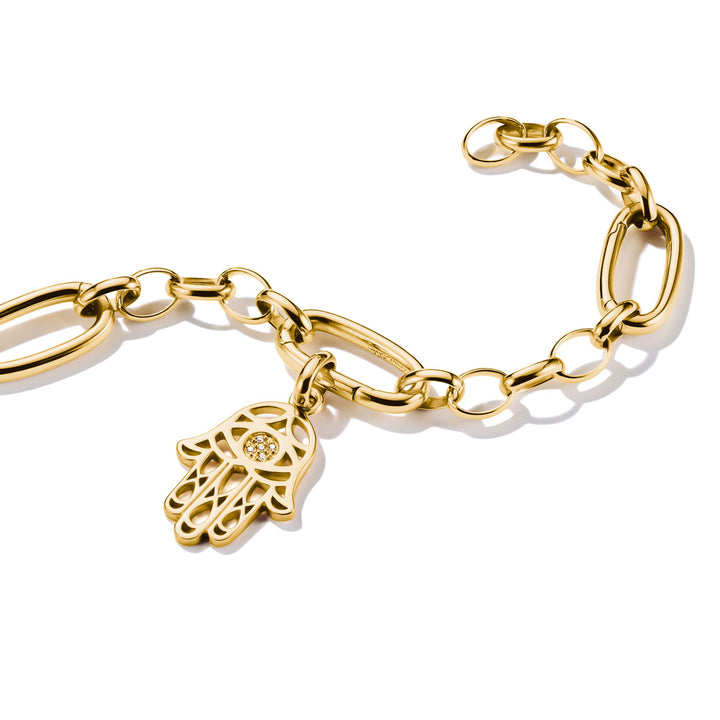 Thomas Sabo Charm-Anhänger Hamsa Connect vergoldet - CC1243-414-14