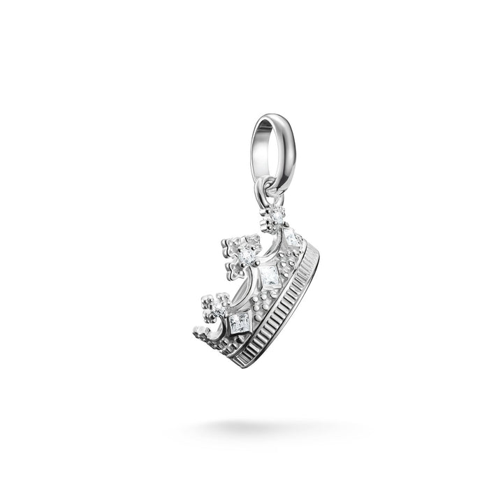 Thomas Sabo Charm Pendant Crown with Stones Connect Silver - CC1247-051-14