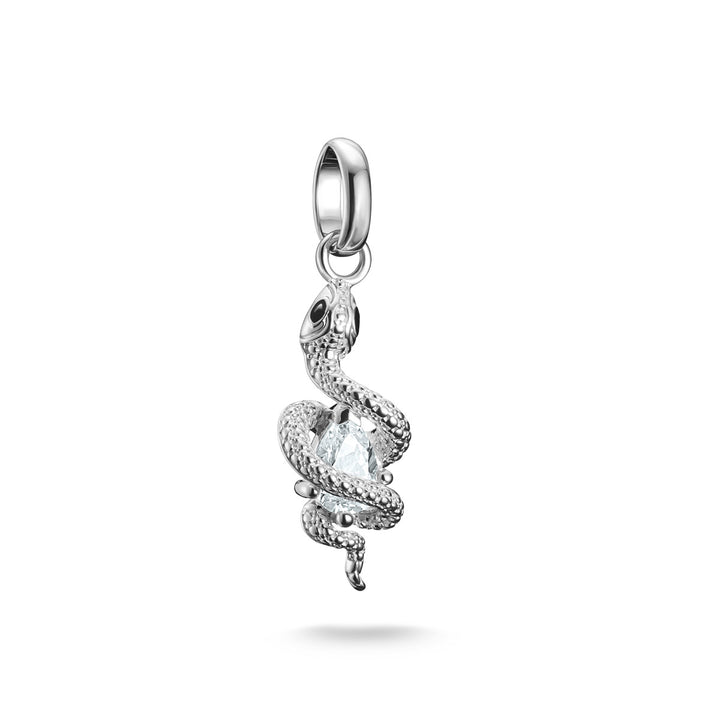 Thomas Sabo Pendentif Charm serpent avec pierre Connect argent - CC1264-041-14