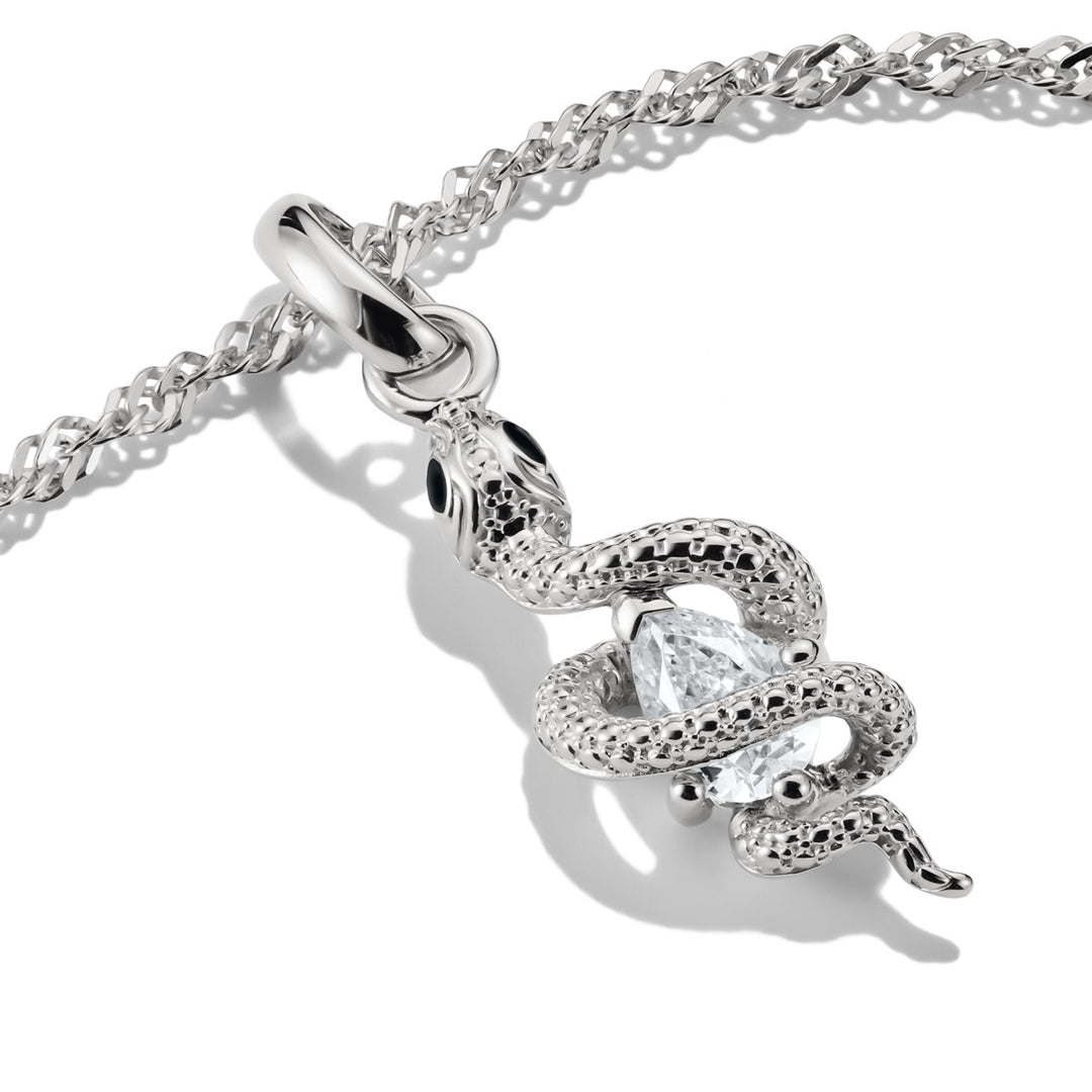 Thomas Sabo Charm-Anhänger Schlange mit Stein Connect Silber - CC1264-041-14