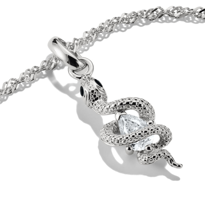 Thomas Sabo Charm-Anhänger Schlange mit Stein Connect Silber - CC1264-041-14