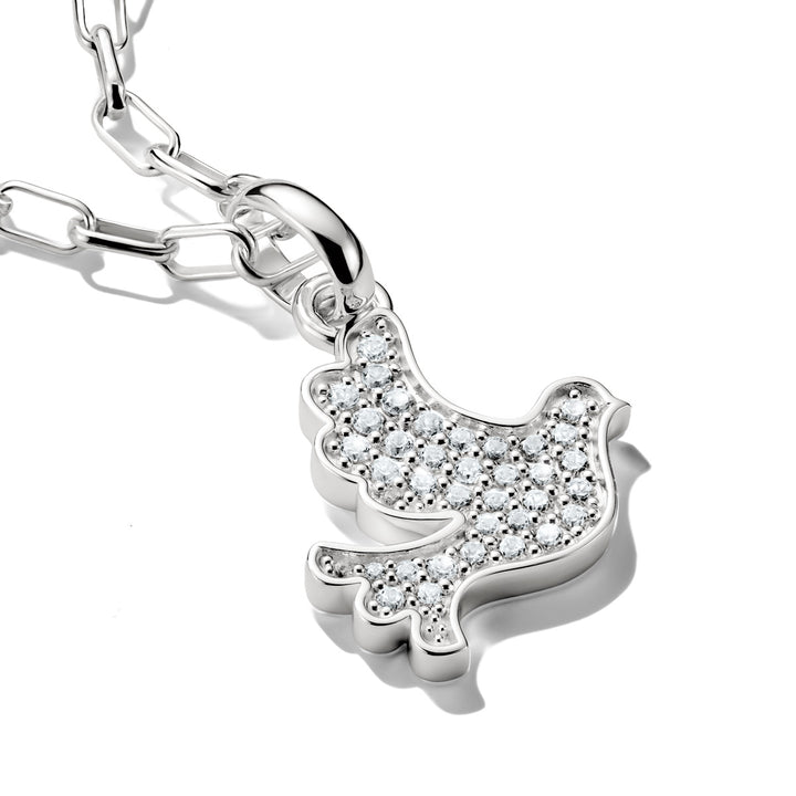 Thomas Sabo Charm-Anhänger Friedenstaube Connect Silber - CC1267-051-14