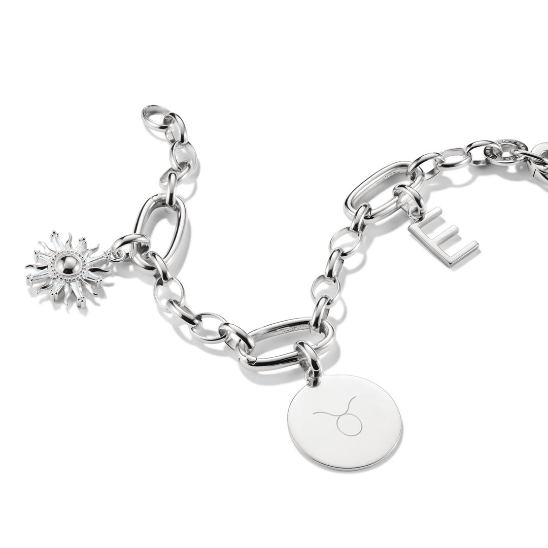 Thomas Sabo Charm-Anhänger Coin gross Connect Silber - CC1273-001-21