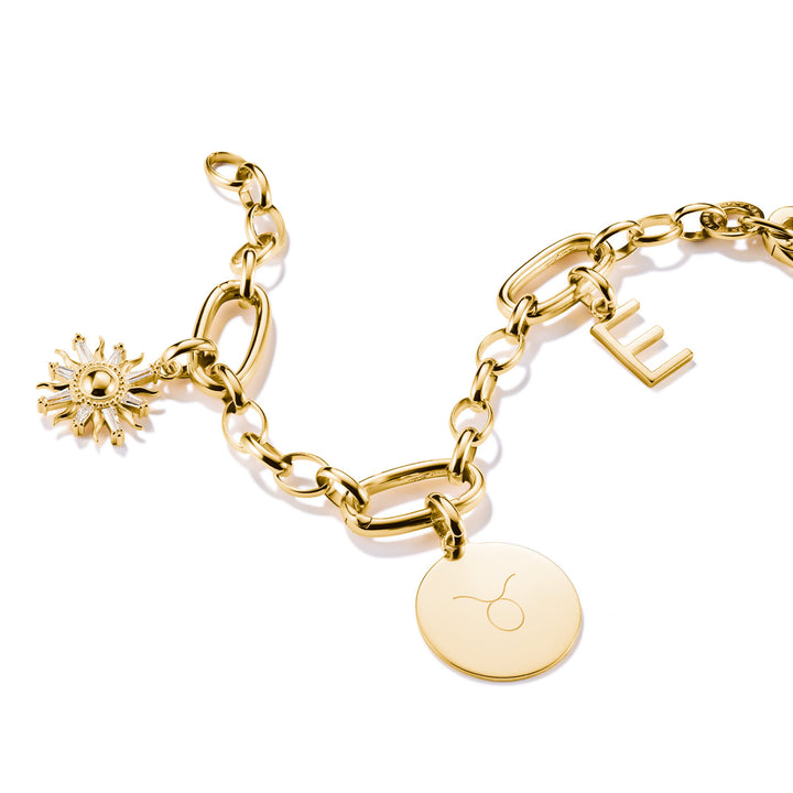 Thomas Sabo Charm-Anhänger Coin gross Connect vergoldet - CC1273-413-39