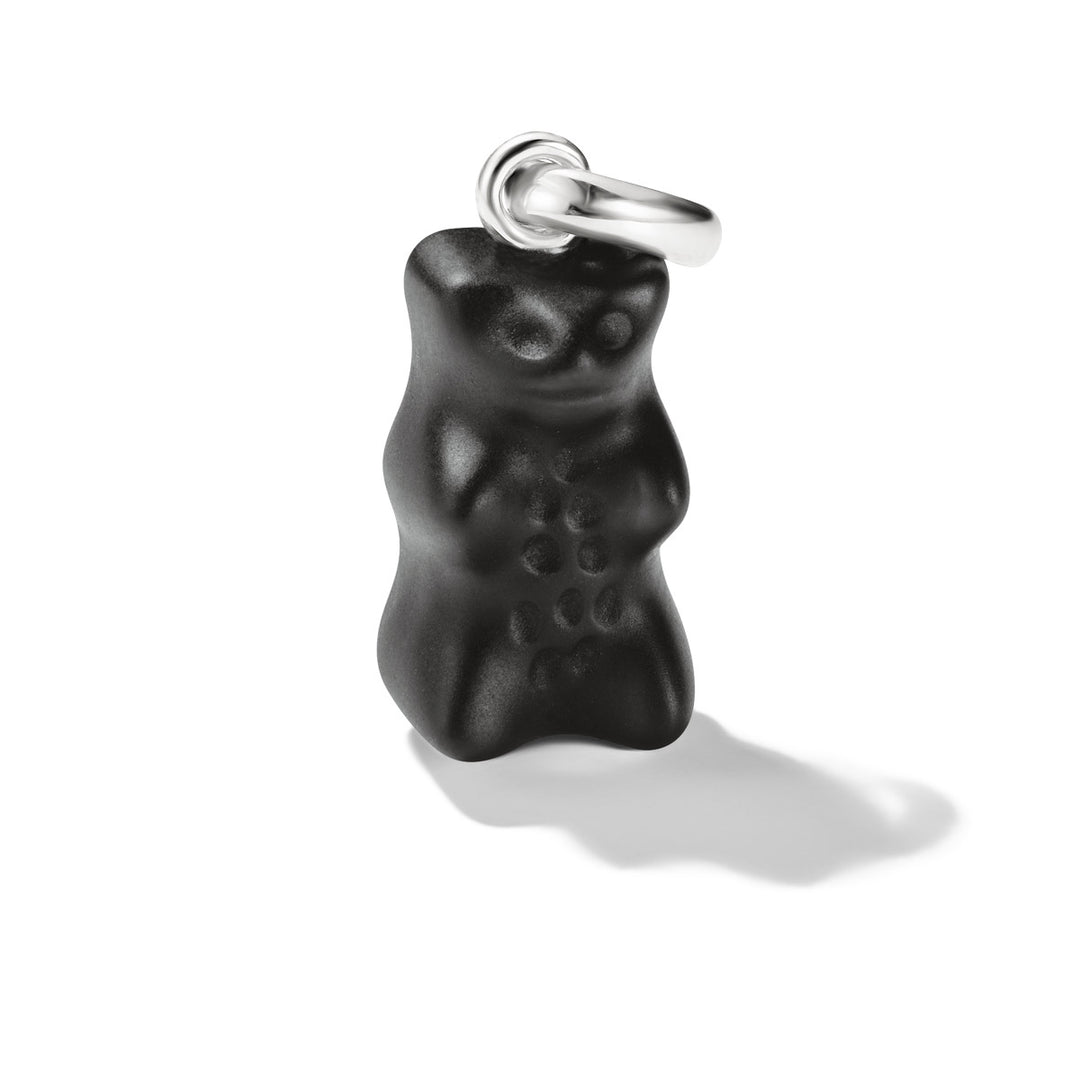 Thomas Sabo Charm-Goldbären-Anhänger in Schwarz Connect Silber - CC1275-017-11