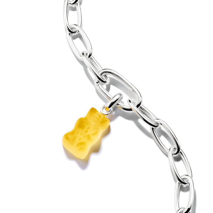 Thomas Sabo Charm-Goldbären-Anhänger in Gelb Connect Silber - CC1275-017-4