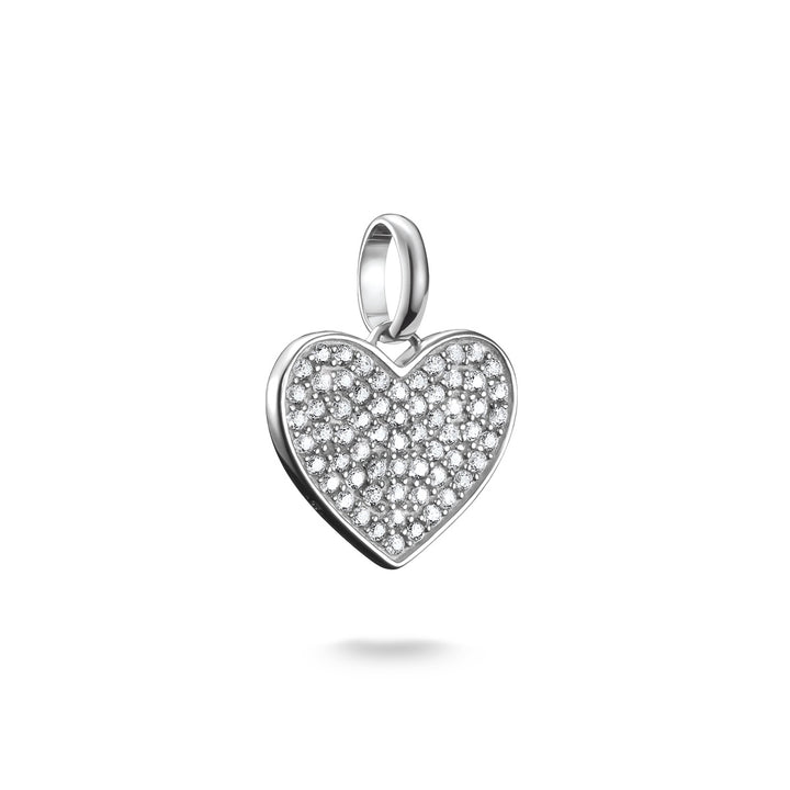 Thomas Sabo Charm Pendant Pavé Heart Connect Silver - CC1277-051-14