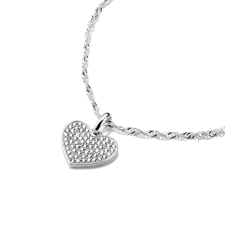 Thomas Sabo Charm-Anhänger Pavé Herz Connect Silber - CC1277-051-14