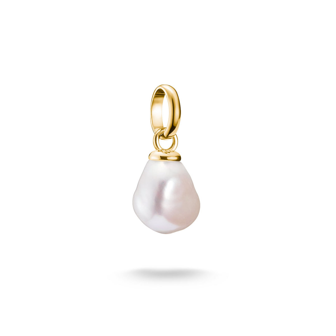 Thomas Sabo Charm-Anhänger Süsswasserzuchtperle Connect vergoldet - CC1282-430-14