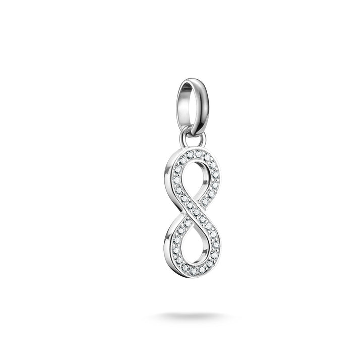 Thomas Sabo Charm Pendant Infinity Symbol with Stones Connect Silver - CC1284-051-14