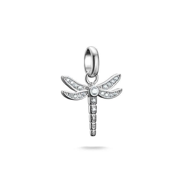 Thomas Sabo Charm Pendant Dragonfly with Stones Connect Silver - CC1285-051-14
