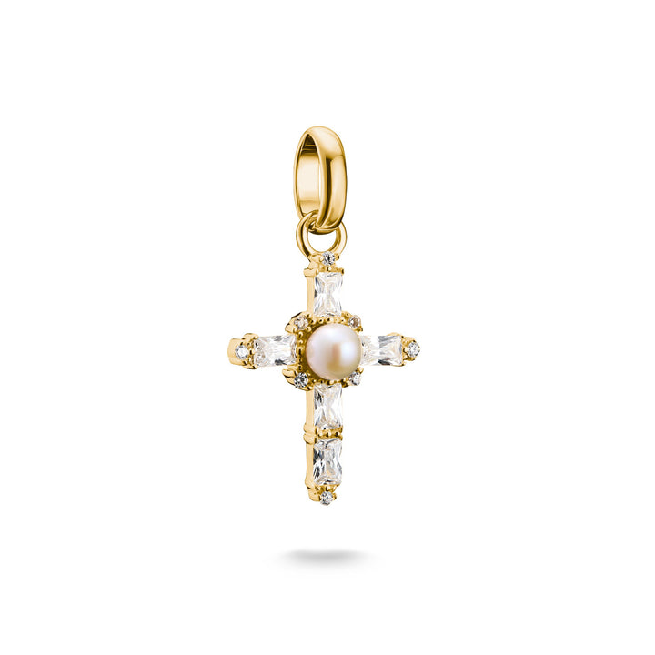 Thomas Sabo Charm-Anhänger Vintage Kreuz Connect vergoldet - CC1287-445-14