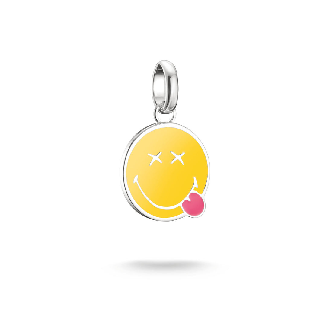 Thomas Sabo Smiley World Cheeky Charm-Anhänger Connect Silber - CC1292-664-4