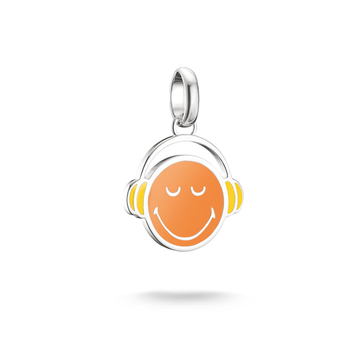 Thomas Sabo Smiley World Headphones Charm Pendant Connect Silver - CC1297-664-8
