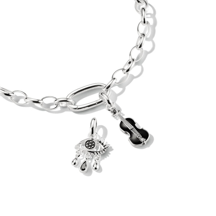 Thomas Sabo Charm-Anhänger Wednesday Cello Zirkonia Connect Silber - CC1312-691-11