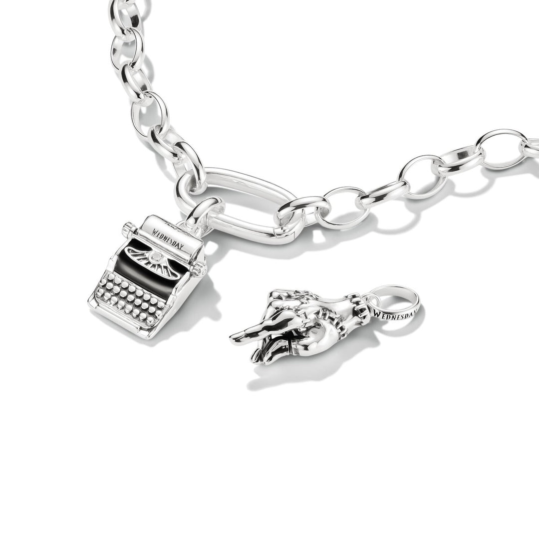 Thomas Sabo Charm-Anhänger Wednesday Schreibmaschine Zirkonia Connect Silber - CC1315-691-11