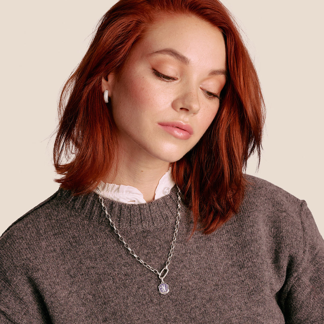Thomas Sabo Charm-Anhänger Wednesday Nevermore Emaille Connect Silber - CC1316-691-13