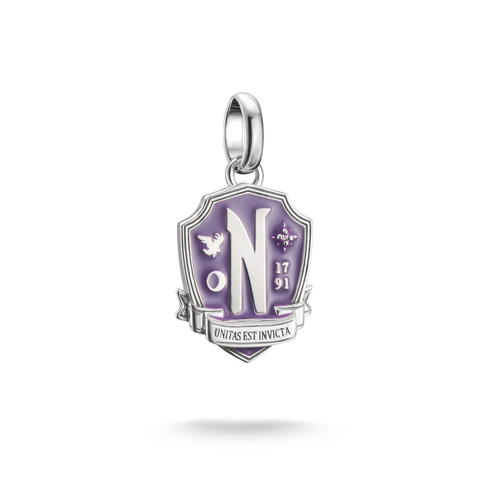 Thomas Sabo Charm-Anhänger Wednesday Nevermore Emaille Connect Silber - CC1316-691-13