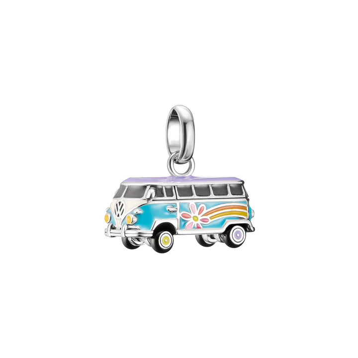 Thomas Sabo Charm-Anhänger Volkswagen Hippie-Bus Connect Silber - CC1324-664-7