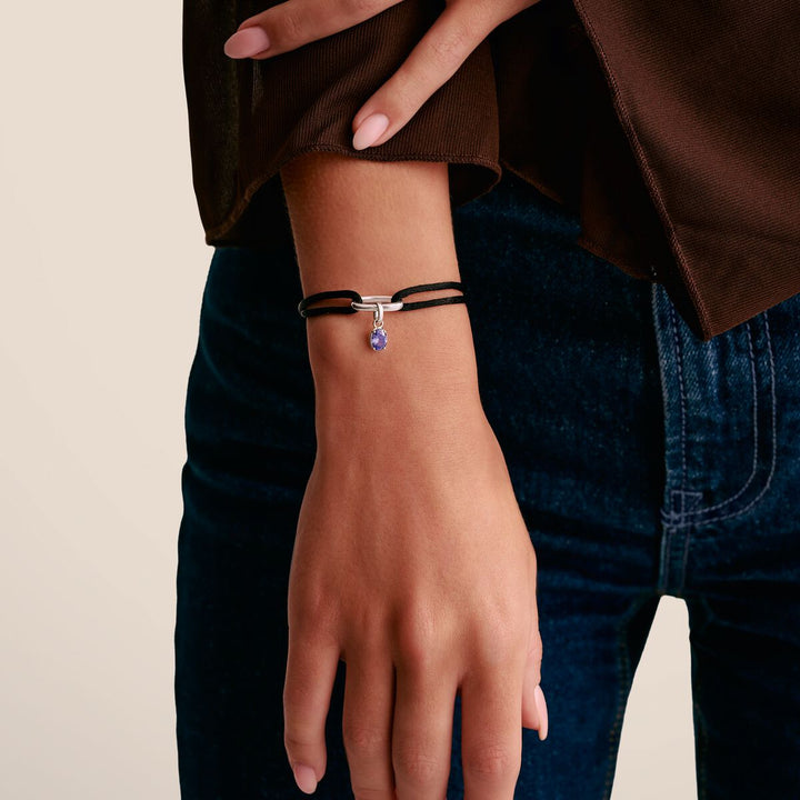 Thomas Sabo Charm-Anhänger Geburtsstein Februar Connect Silber - CC1330-051-13