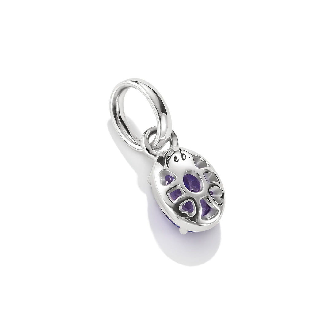 Thomas Sabo Charm-Anhänger Geburtsstein Februar Connect Silber - CC1330-051-13