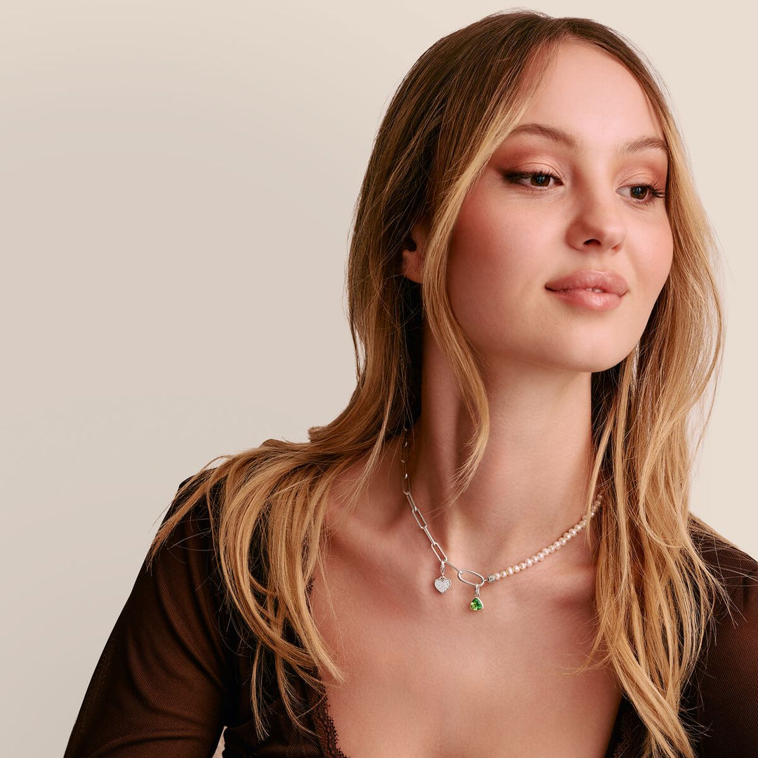 Thomas Sabo Charm-Anhänger Geburtsstein August Connect Silber - CC1336-699-6