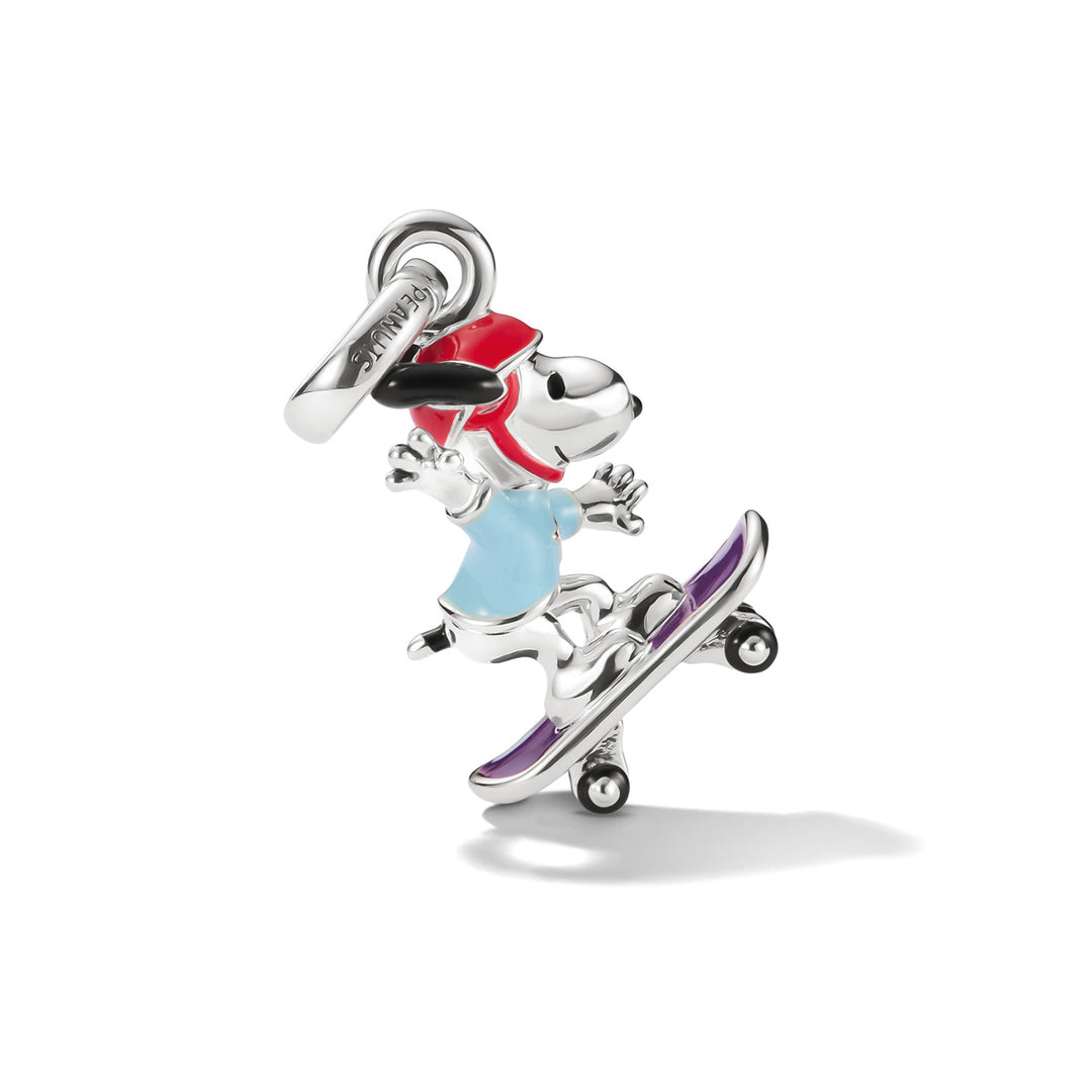 Thomas Sabo Peanuts Snoopy Charm auf Skateboard Connect Silber - CC1346-664-7