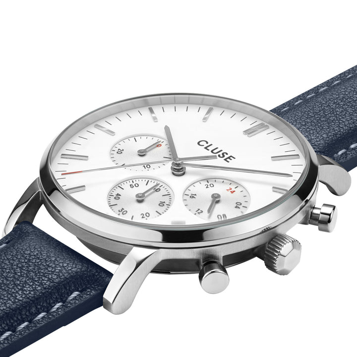 Cluse Aravis Chrono Silver Gift Box - CG21004