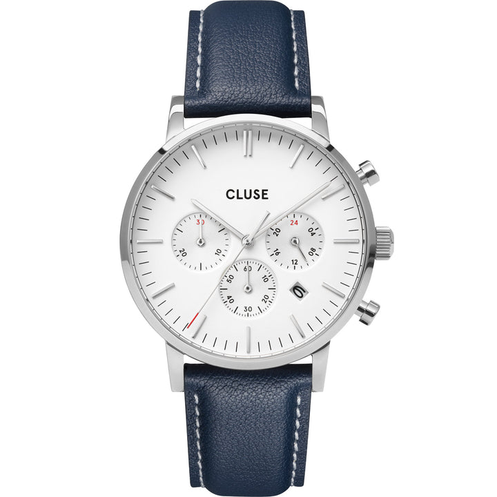 Cluse Aravis Chrono Silver Gift Box - CG21004