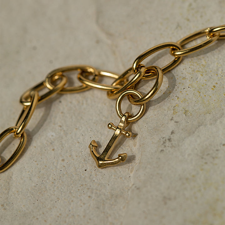 Paul Hewitt Charm Armkette Anchor Link Gold - PH-JE-0450
