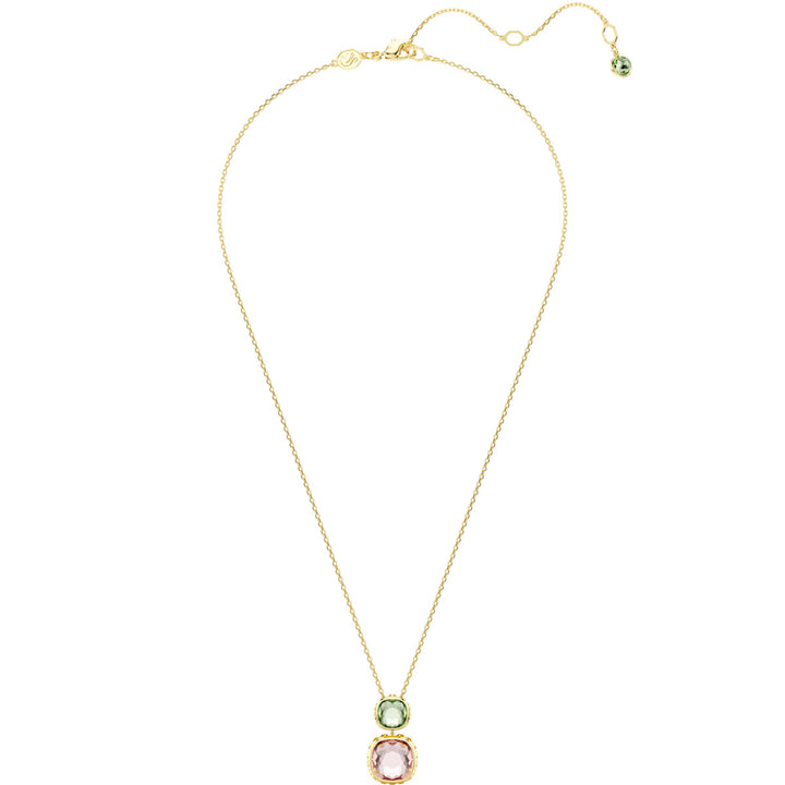 Swarovski Chroma Halskette Kissenschliff Mehrfarbig Goldlegierungsschicht - 5692496