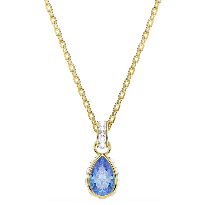 Swarovski Collier Chroma Taille poire Bleu Doré à l’or 18 carats - 5757786