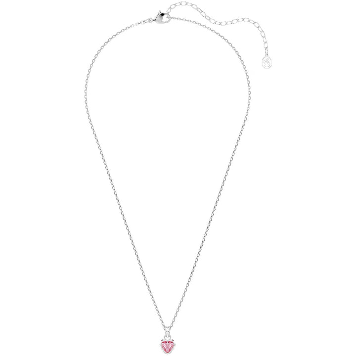 Swarovski Chroma Halskette Verschiedene Schliffe Rosa Rhodiniert - 5757789
