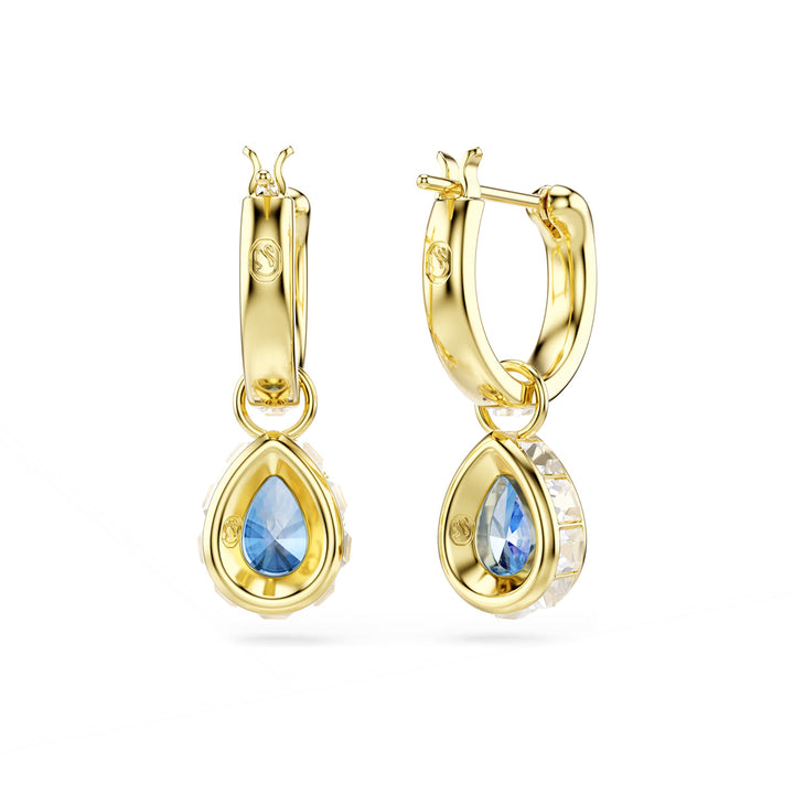 Swarovski Chroma Drop Ohrhänger Tropfenschliff Blau 18K goldbeschichtet - 5757815