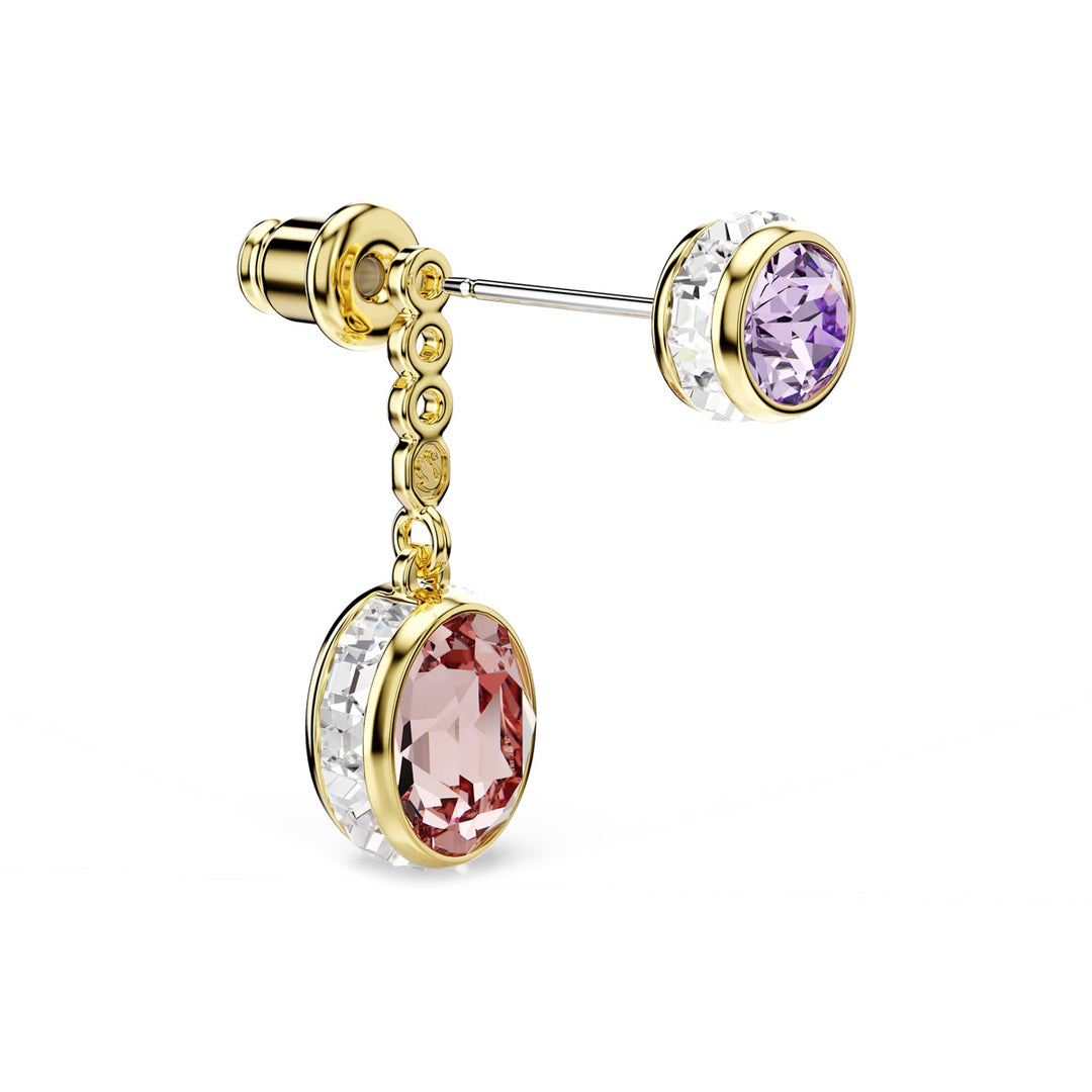 Swarovski Chroma Drop Ohrhänger Verschiedene Schliffe Mehrfarbig Goldlegierungsschicht - 5738478