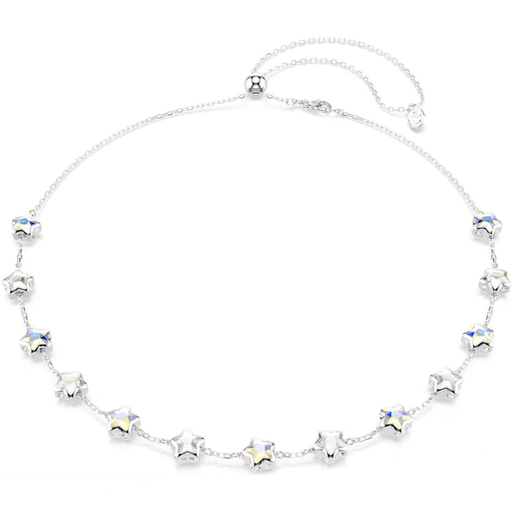 Swarovski Collier Chroma Tailles variées Étoile Blanc Métal rhodié - 5754183