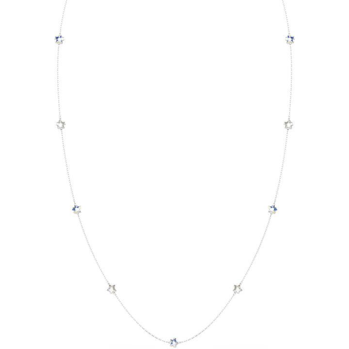 Swarovski Sautoir Chroma Étoile Banc Métal rhodié - 5754181