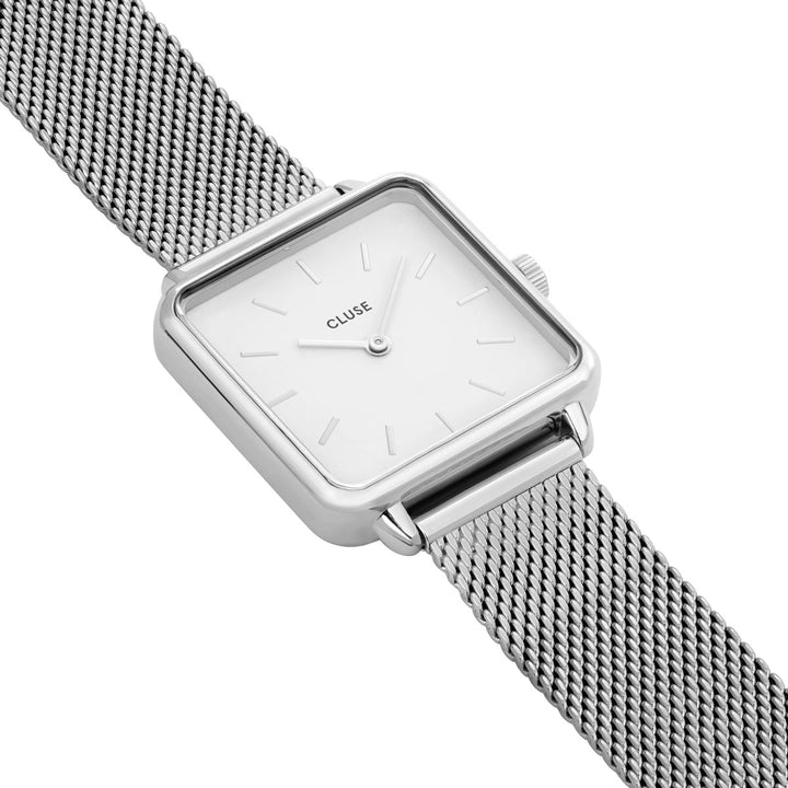 Cluse La Tétragone Mesh Silver - CW0101207003