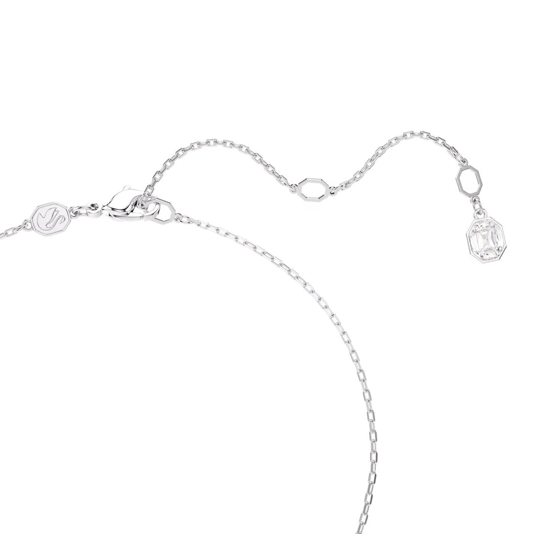 Swarovski Constella Halskette Rundschliff Weiss Rhodiniert - 5692261