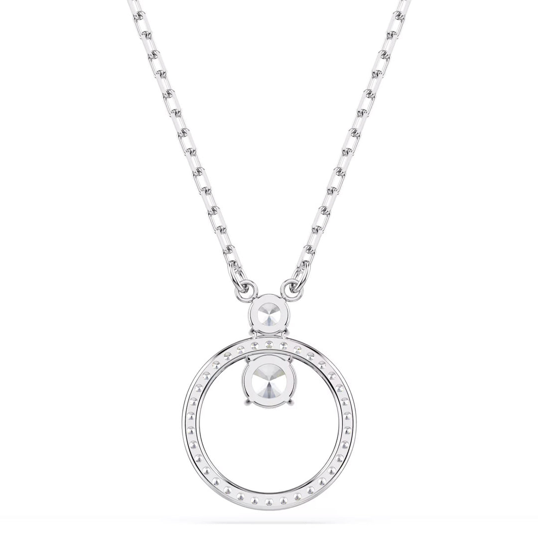 Swarovski Constella Halskette Rundschliff Weiss Rhodiniert - 5692261